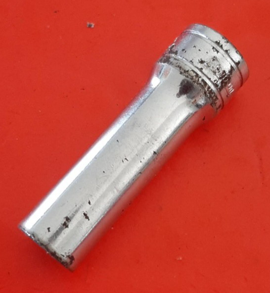 Snap-on Tools 3/8″ Drive 3/8″ 6PT Point Deep Chrome Socket USA SFS121 327