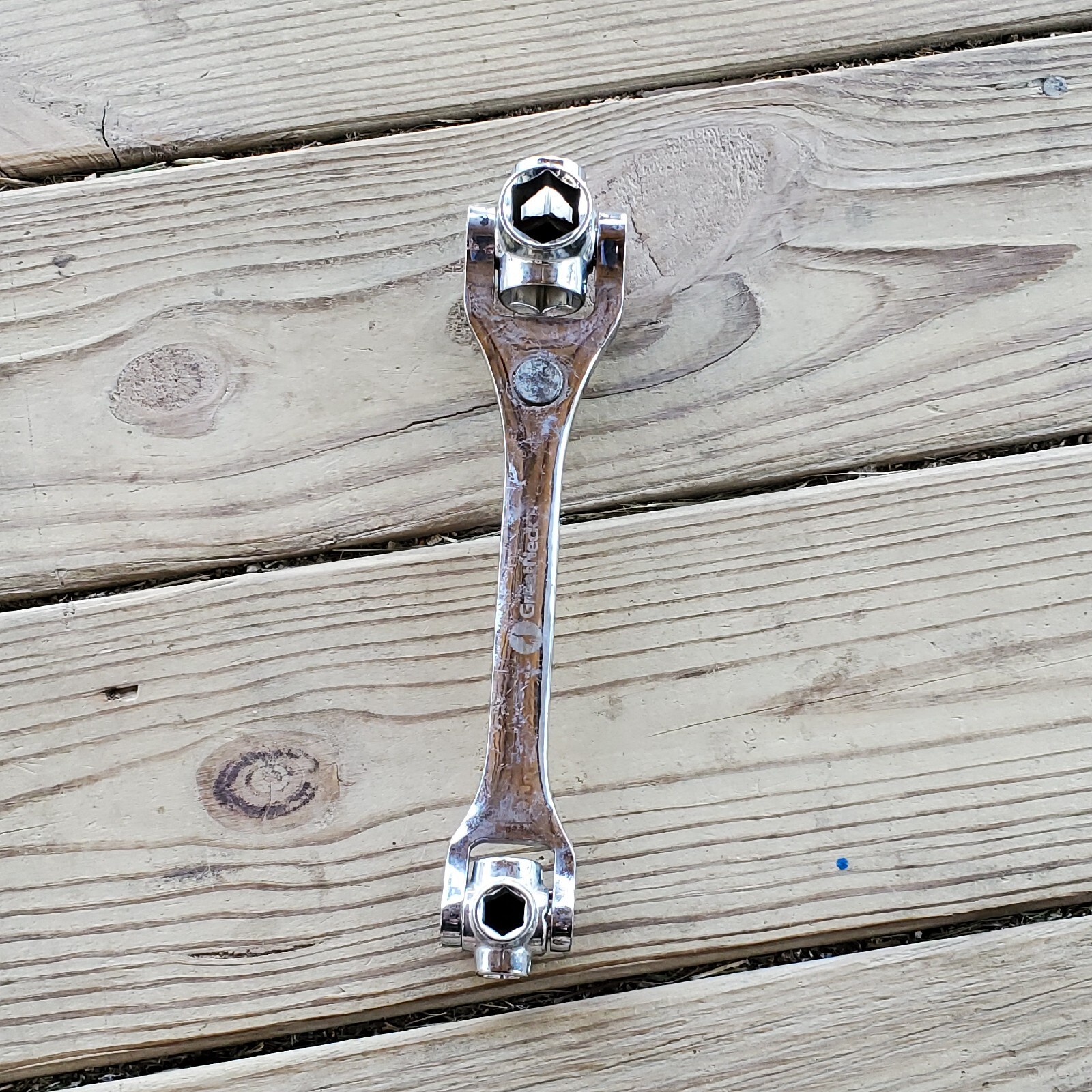 Great Neck 8 in 1 Wrench Six-point 3/8″ 7/16″ 1/2″ 9/16″ 10 Inches Long Standard