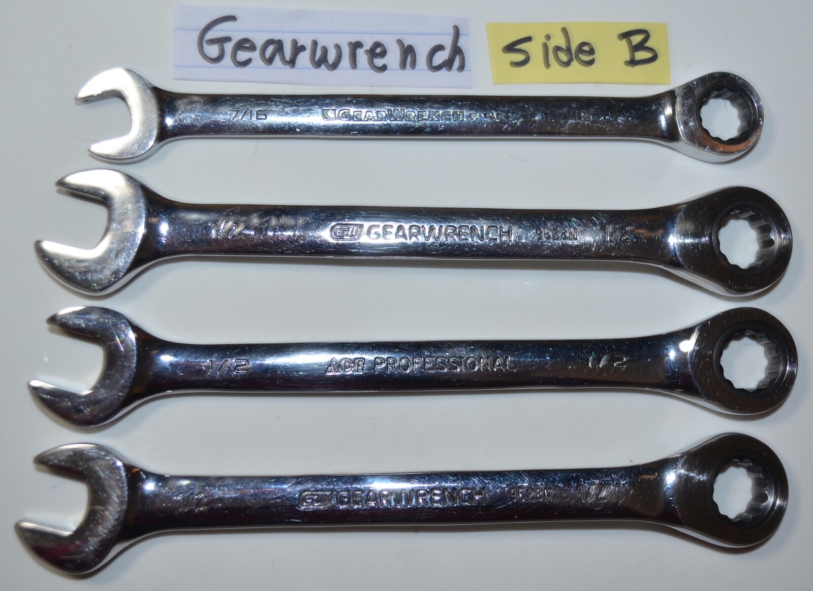 Combination Ratchet Wrenches 7 Pre-owned
