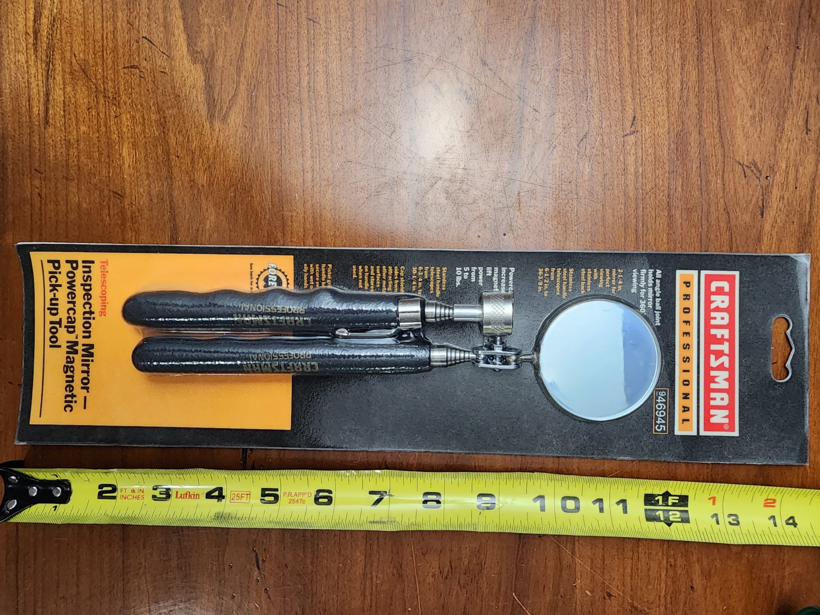 Craftsman Professional 46945 Rare NOS Inspection Mirror & Magnetic Pickup Tool