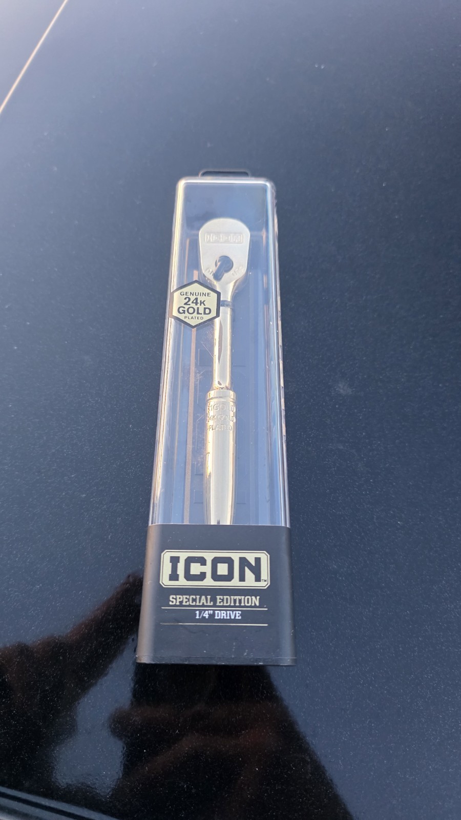 Icon 1/4 Inch Special Edition 24k Gold Plated Ratchet