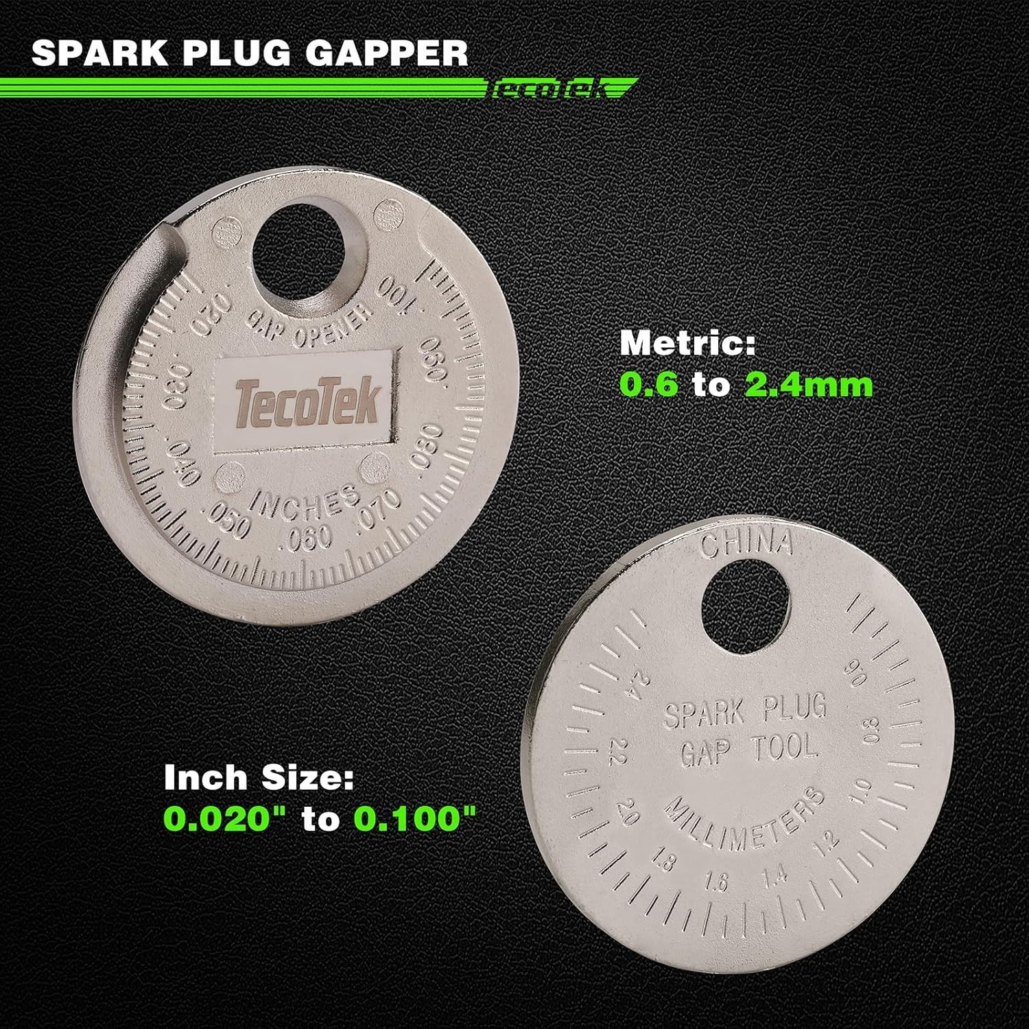 Compact and Versatile 11-Piece Spark Plug Socket Set with Easy-Identify Markings
