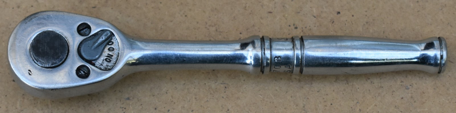 SNAP-ON TOOLS TM70B, 1/4″ DRIVE 4-3/8″ STANDARD-HANDLE RATCHET