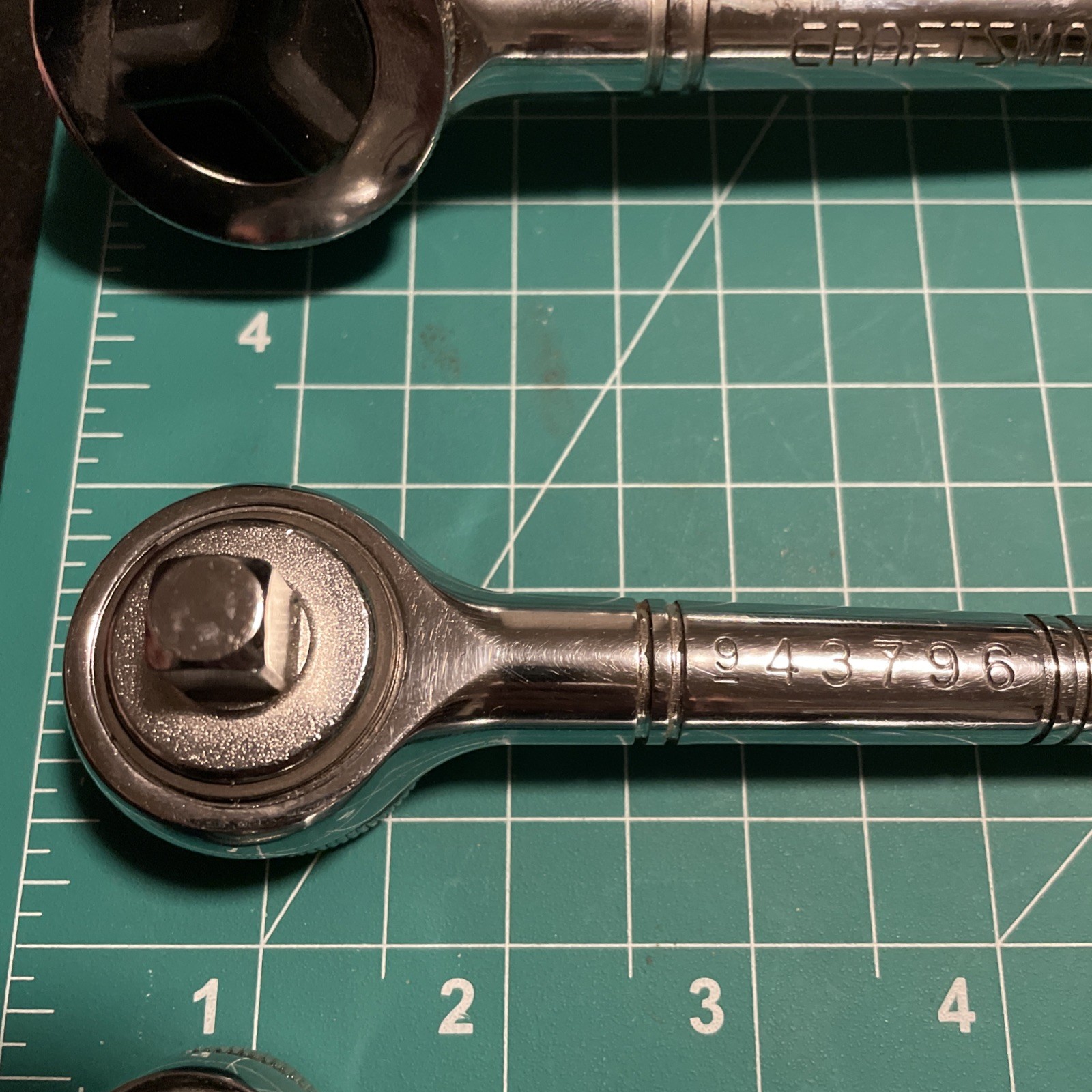 Vintage 3 Craftsman set Thumb Wheel Ratchet 1/2” 3/8”and 1/4” Drive.