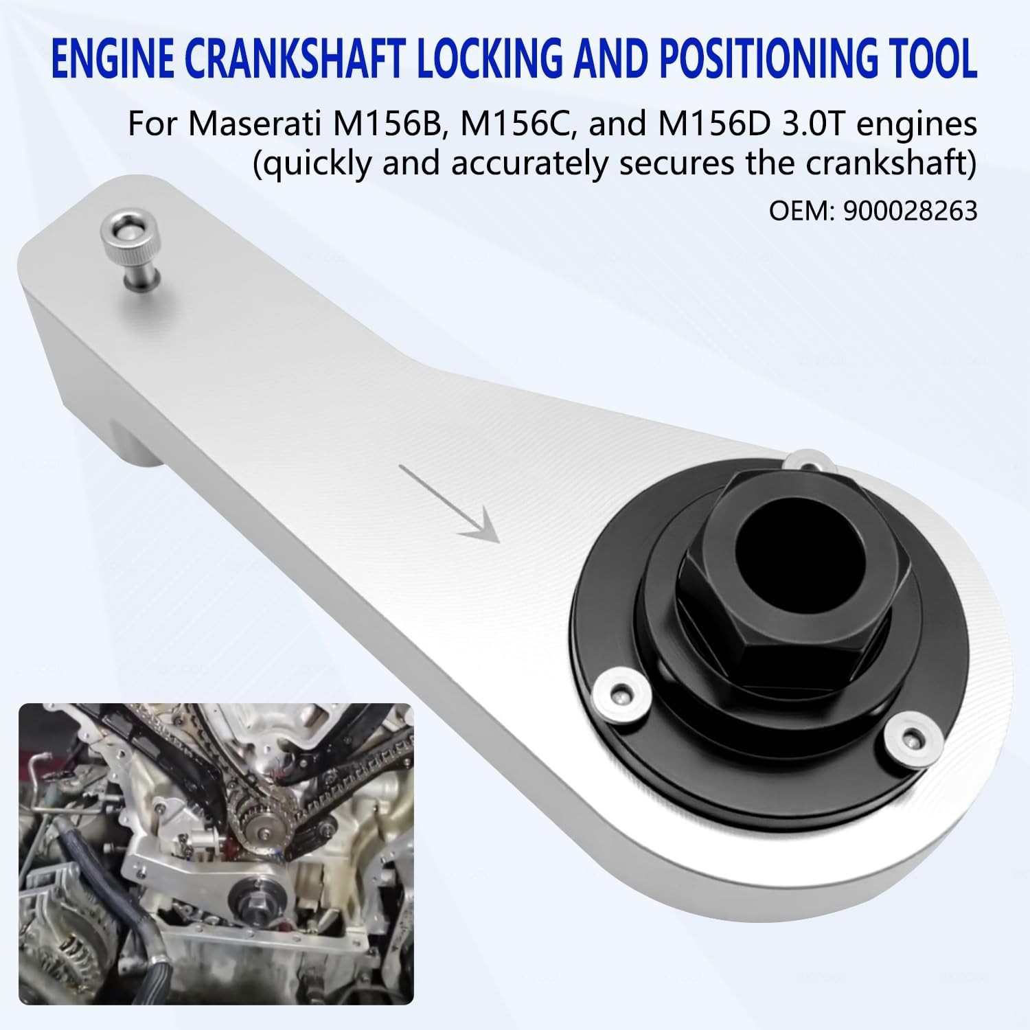ZKTOOL Engine Timing Tool for Maserati 3.0T M156C Engine 900028263 900028363