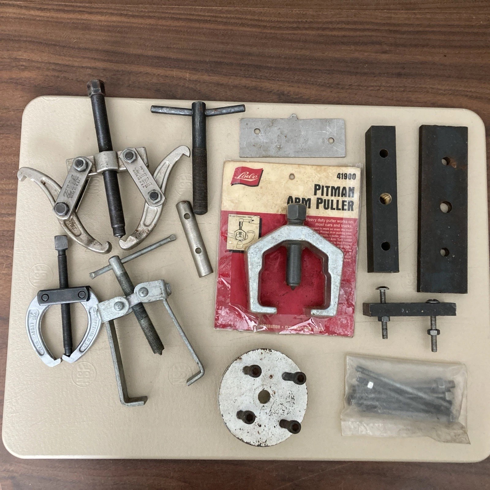 Vintage Mechanics Tool Lot Zim Craftsman Pullers Steering Wheel Harmonic balance