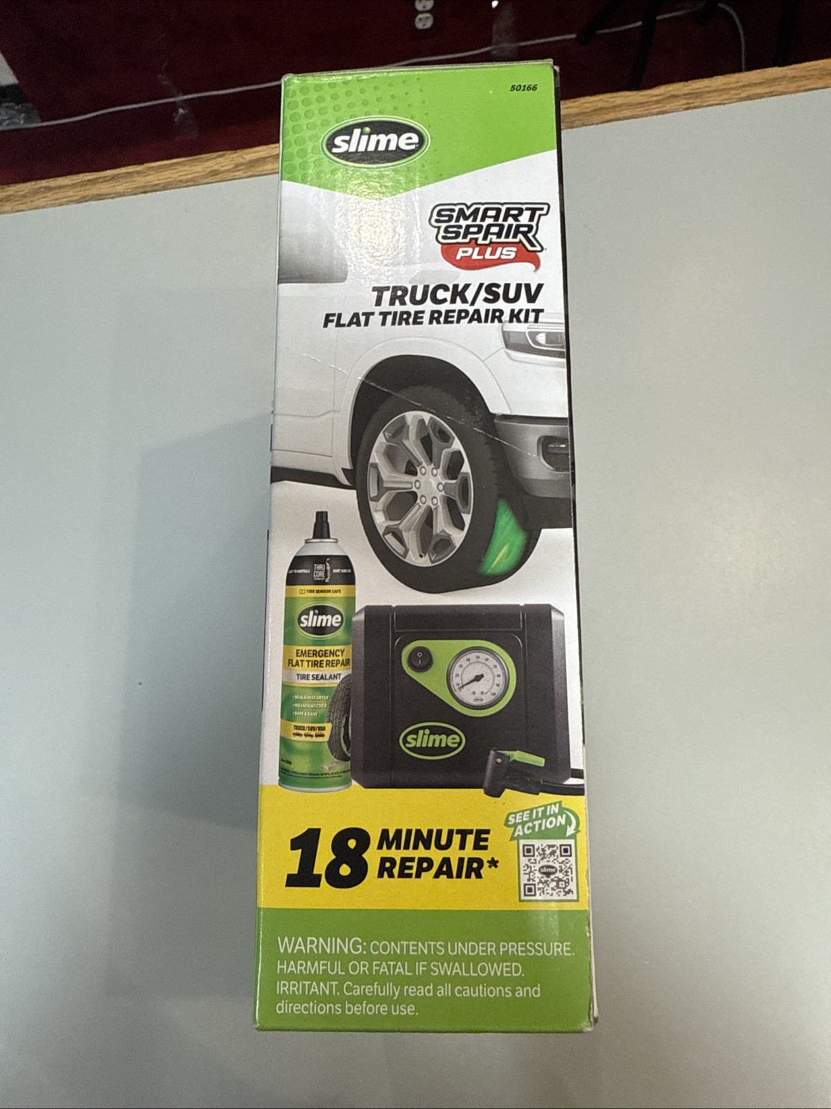 Slime Truck Suv Flat Tire Repair Kit