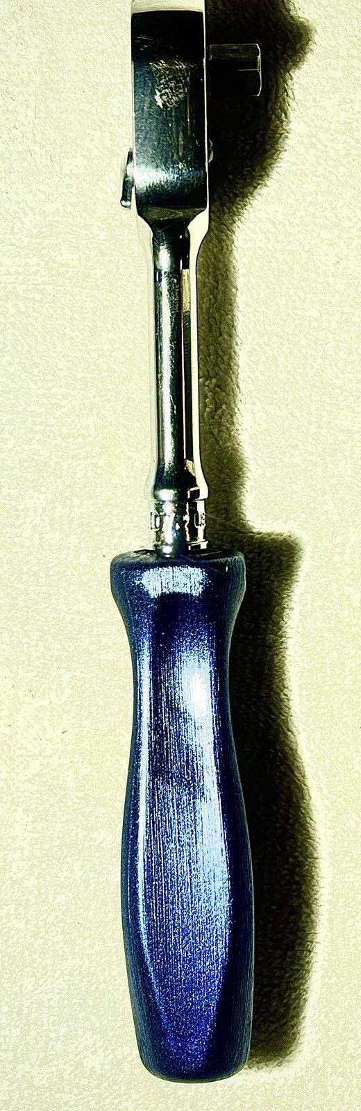 Snap-on THLD72 1/4″ Drive Ratchet Power Blue Dual 80 Long Hard Handle Fixed Head