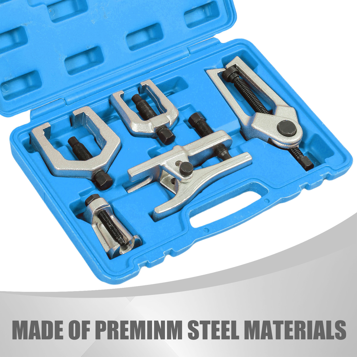 Bule 5Pc Front End Service Pitman Arm Puller Ball Joint Tie Rod Removal Tool Set
