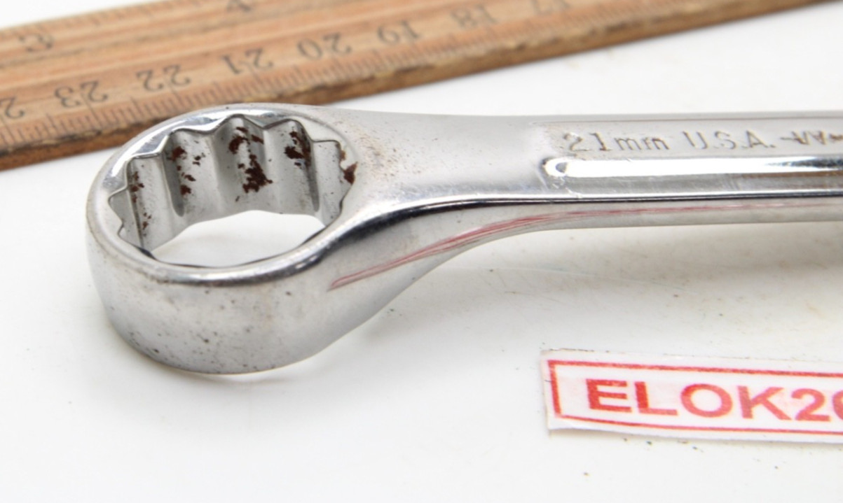 Craftsman VV-44124 21mm 12 Point Metric Stubby Combination Wrench Full Polish US