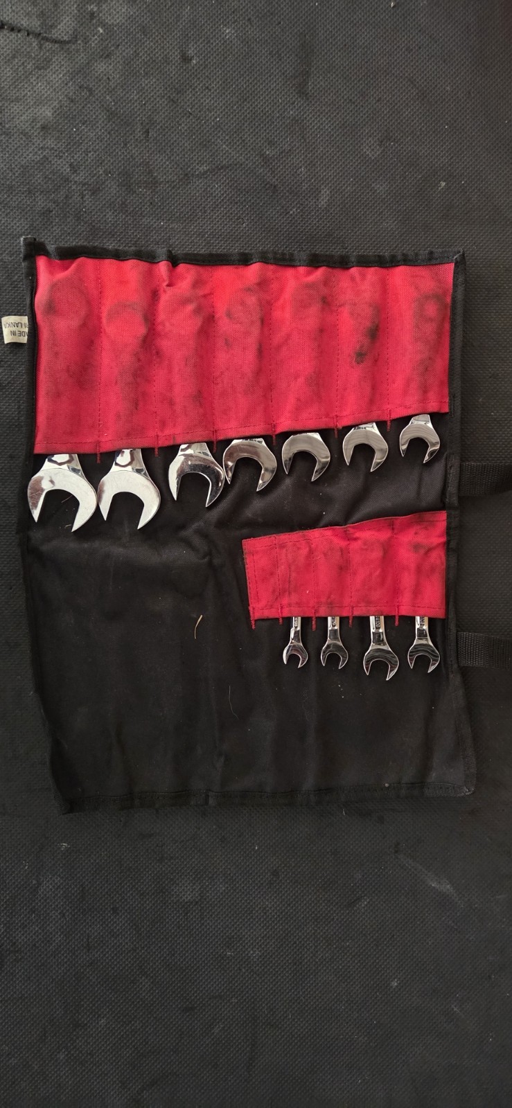 Craftsman USA Shorty Combination Wrench Set – 11 Pieces – Original Roll