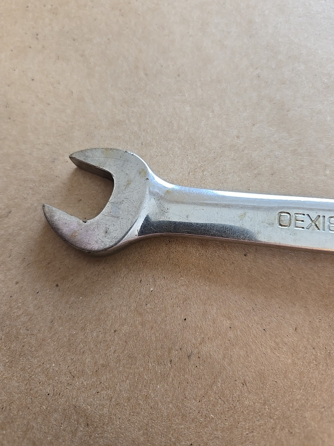 Snap On 9/16″ 12PT SAE Short Chrome Combination Wrench OEX180B