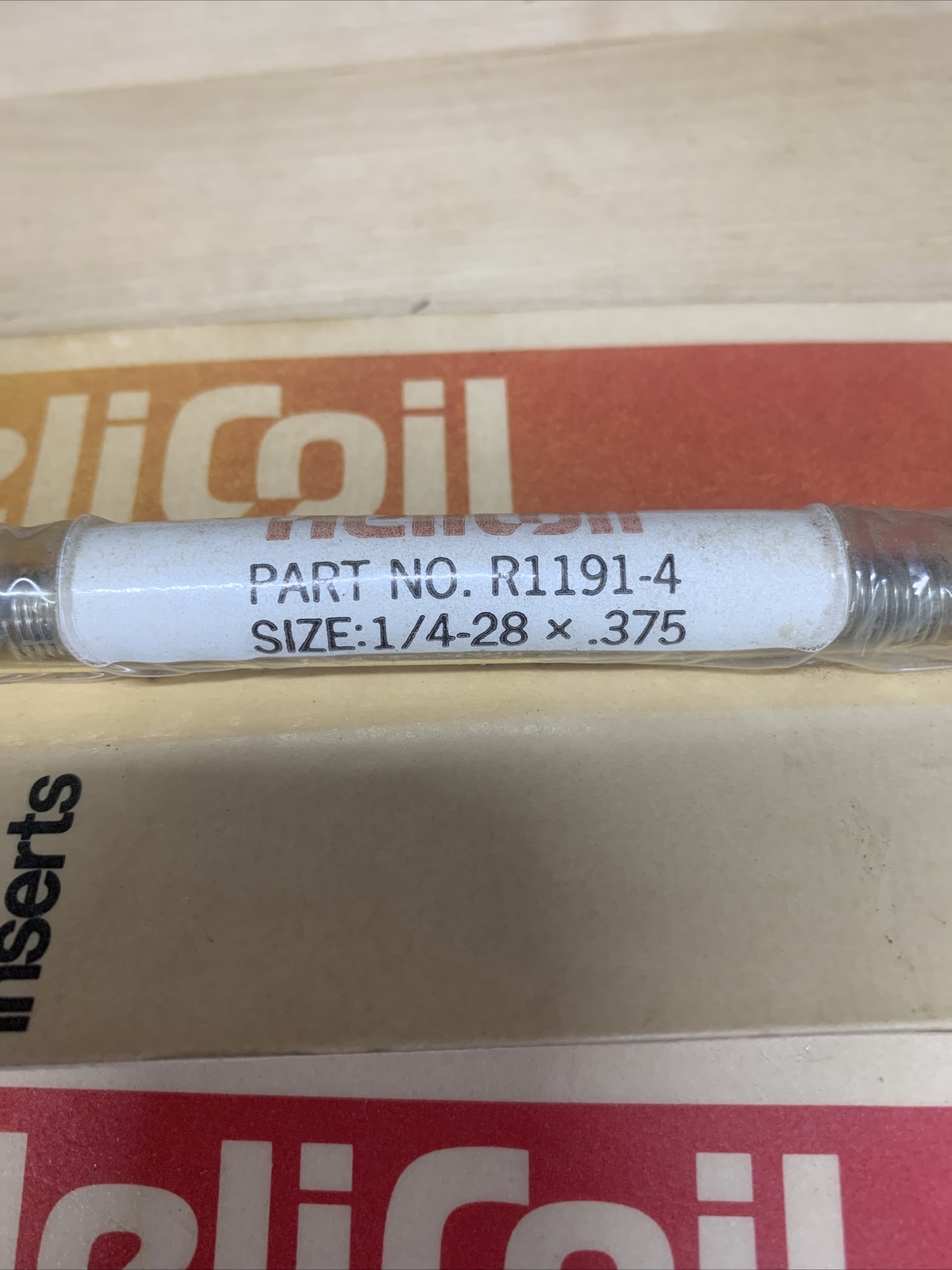 (QTY 24)HeliCoil R119-4 Inch Thread Repair Inserts 1/4-28