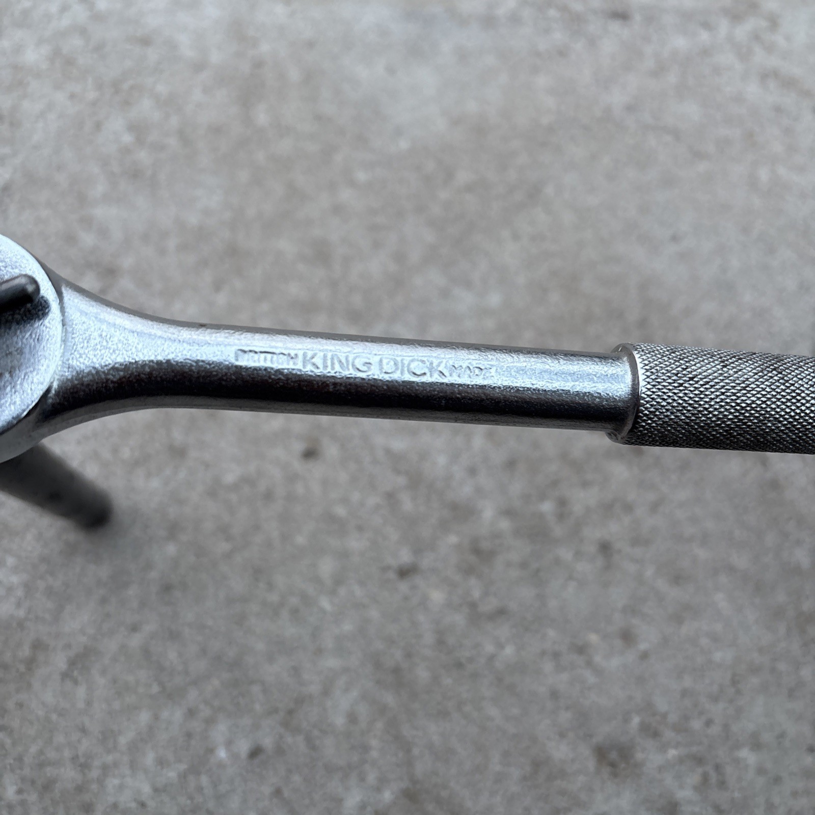 Vintage Rare ! British KING DICK Made Especially Ratchet Works!
