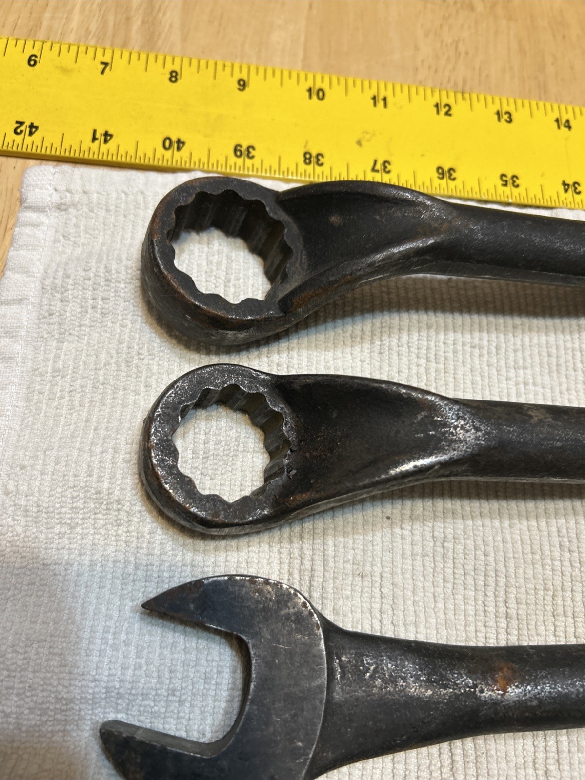 Set Of 4 Snap On Tubular Wrenches X240B X360B OE136B XH136C 1 1/8” 1 5/16”