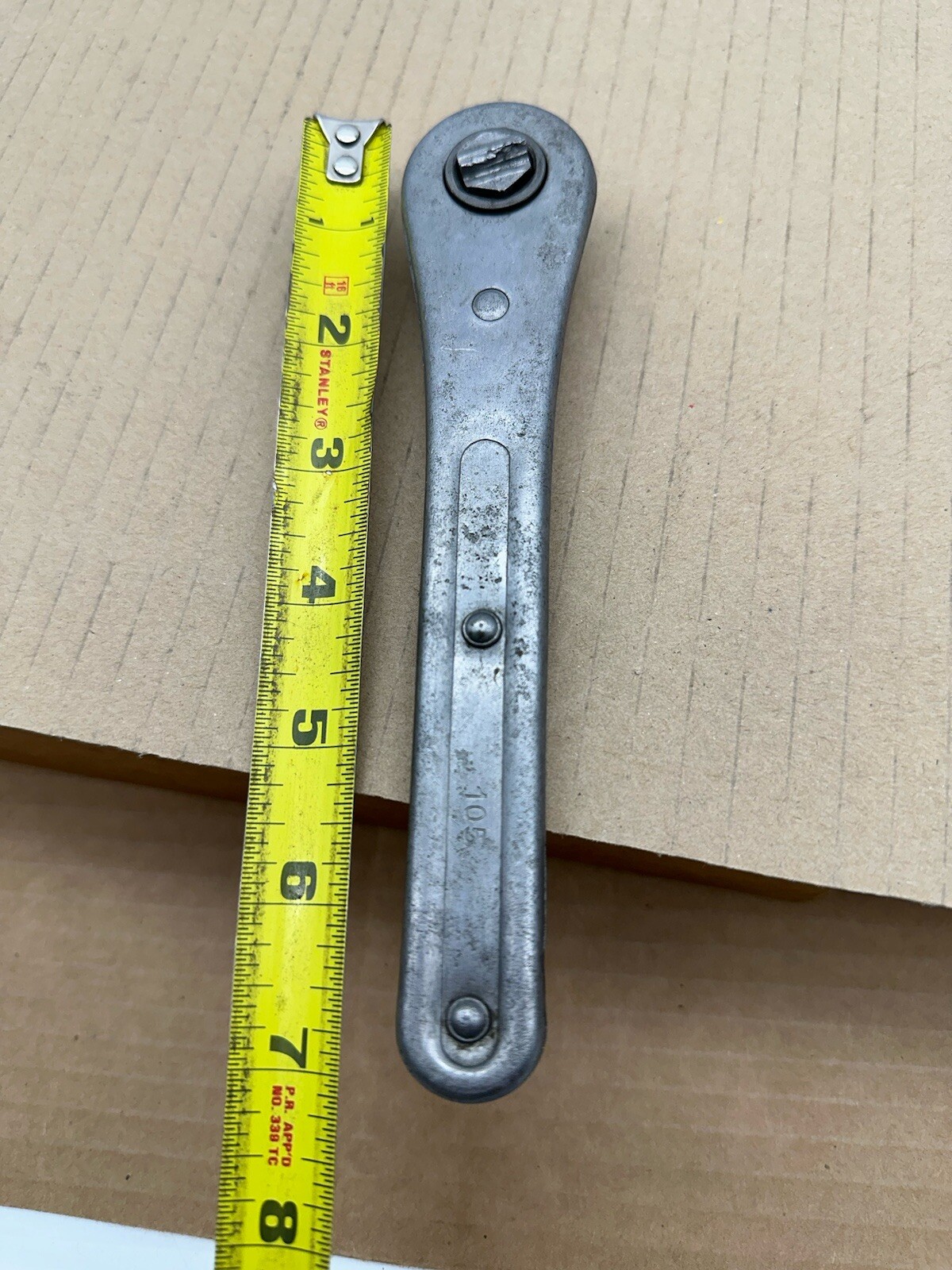 EARLY S K Ratchet Sherman Klove Female HEX Drive 105 Vintage Tools Pre Branding