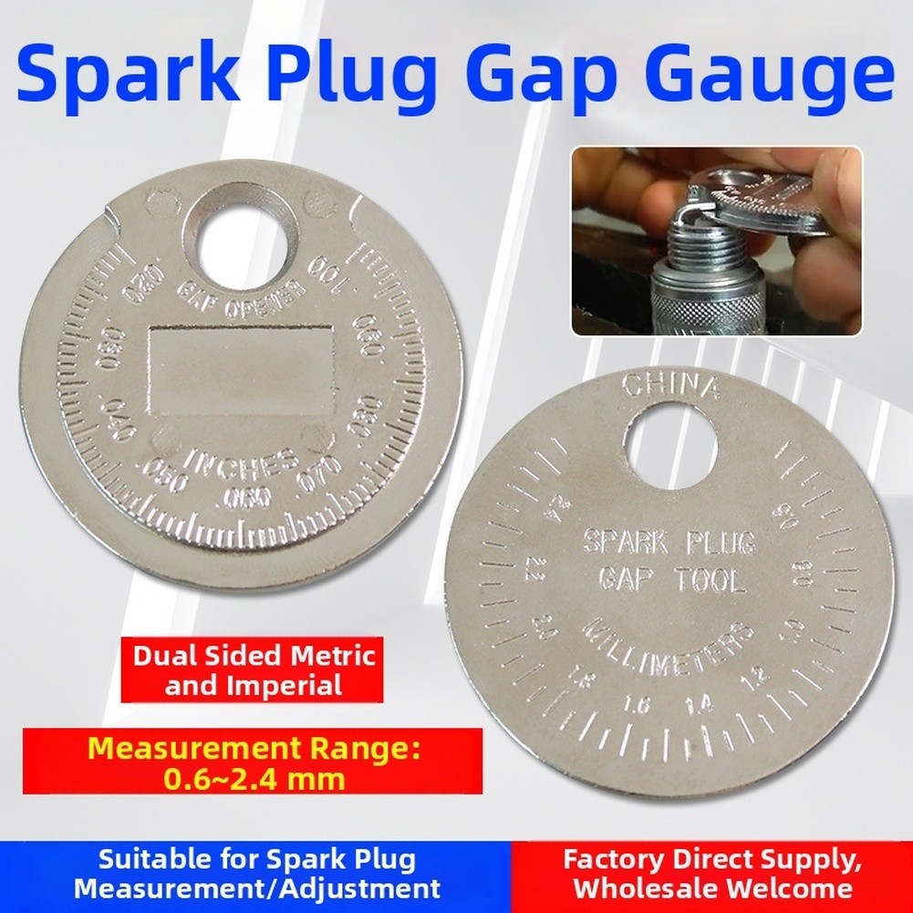 Spark Gap Gauge Tool 0 6 -2 4mm Zinc Alloy Metric FOR IMPERIAL Measurement