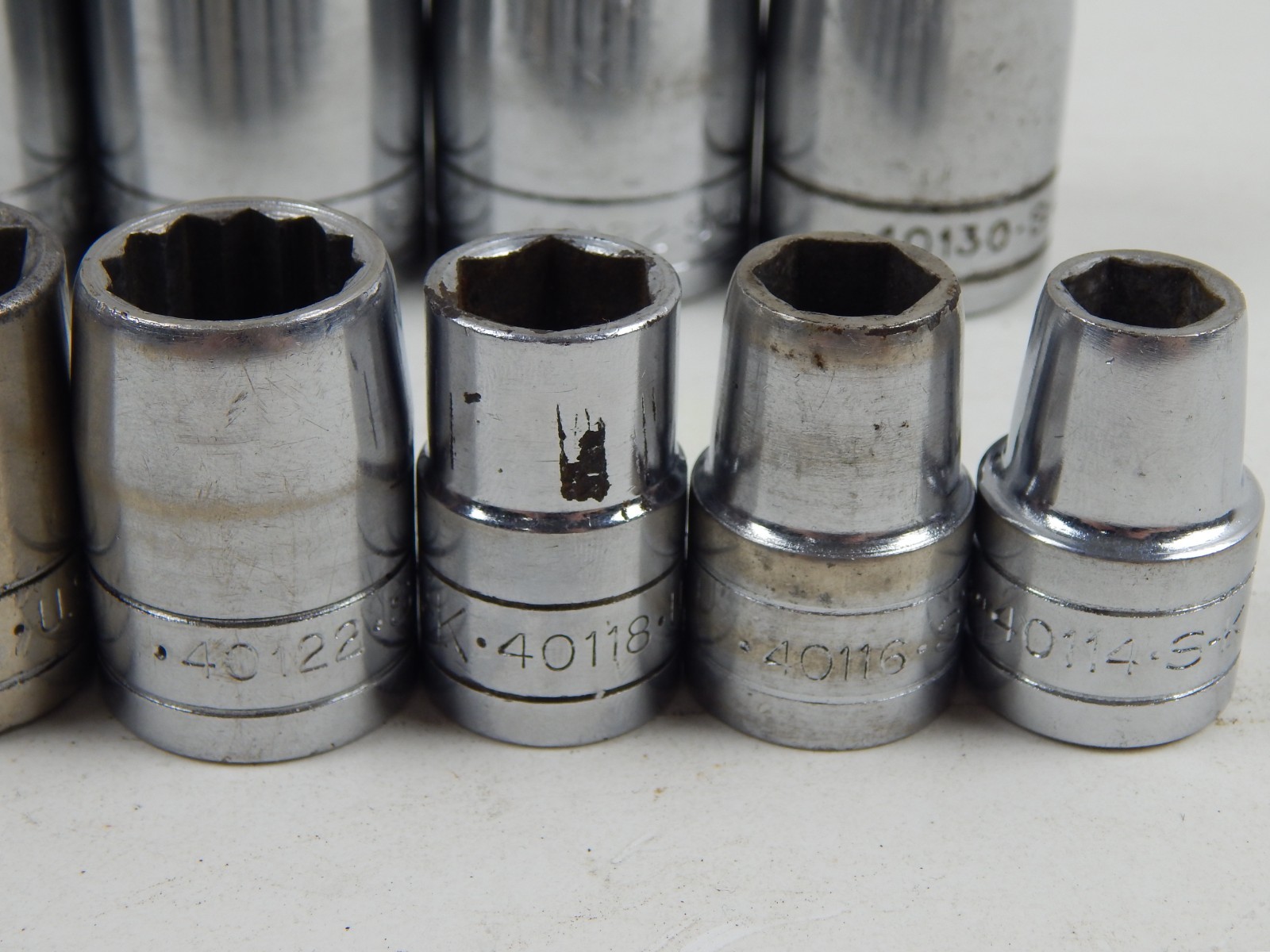 SK Professional Tools 1/2″ Drive 13pc Shallow Chrome Socket Set 7/16″ to 1-1/4″