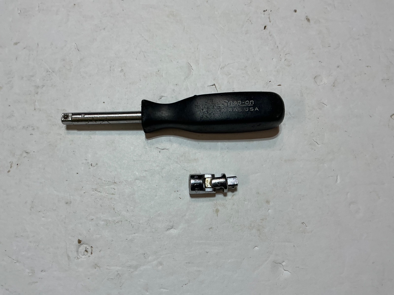 Snap-on 1/4″ Drive spinner Handle / extension TM4AS plus 1/4 universal TMU8 USA