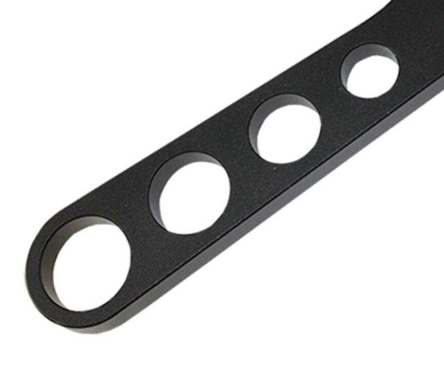Black Aluminum Wrench, AN Fitting Wrench Hex # 12 or 1-1/4″, Hard Anodized AN12