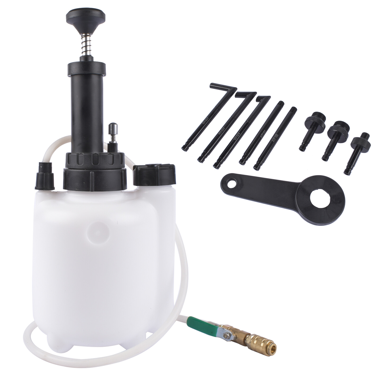 3L Transmission Oil Filling Tool System Fluid Pump Manual with 8pcs Adaptors