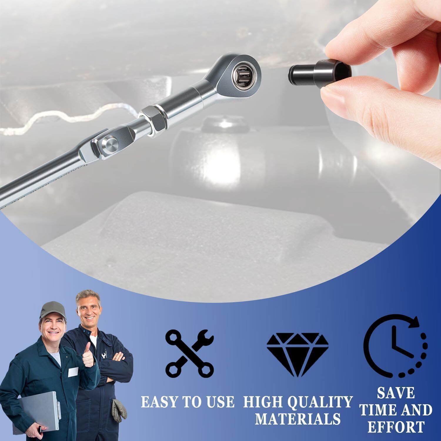 For Actuator Motor Ratchet Wrench Set 64180 5PCS 5.5mm 7mm 8mm Socket