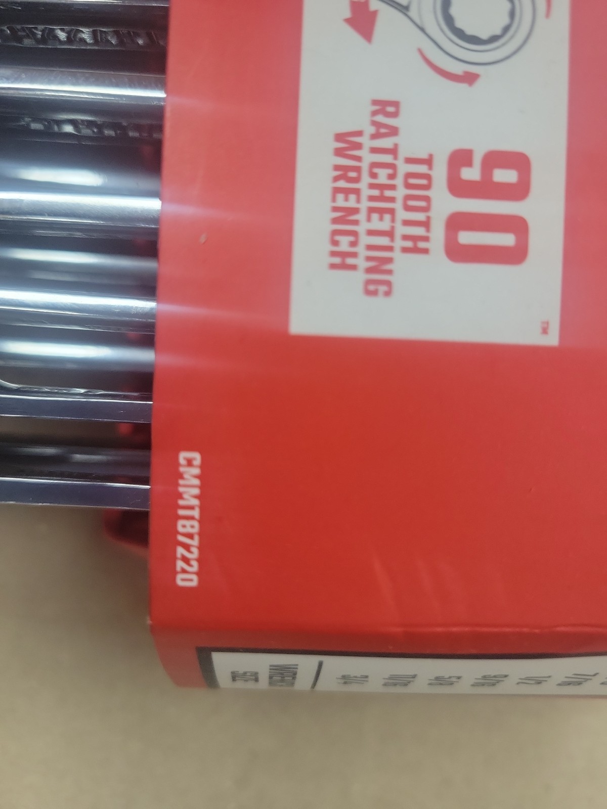 Craftsman 20pc Ratcheting Combination Wrench Set SAE Metric 90t CMMT87220 NEW