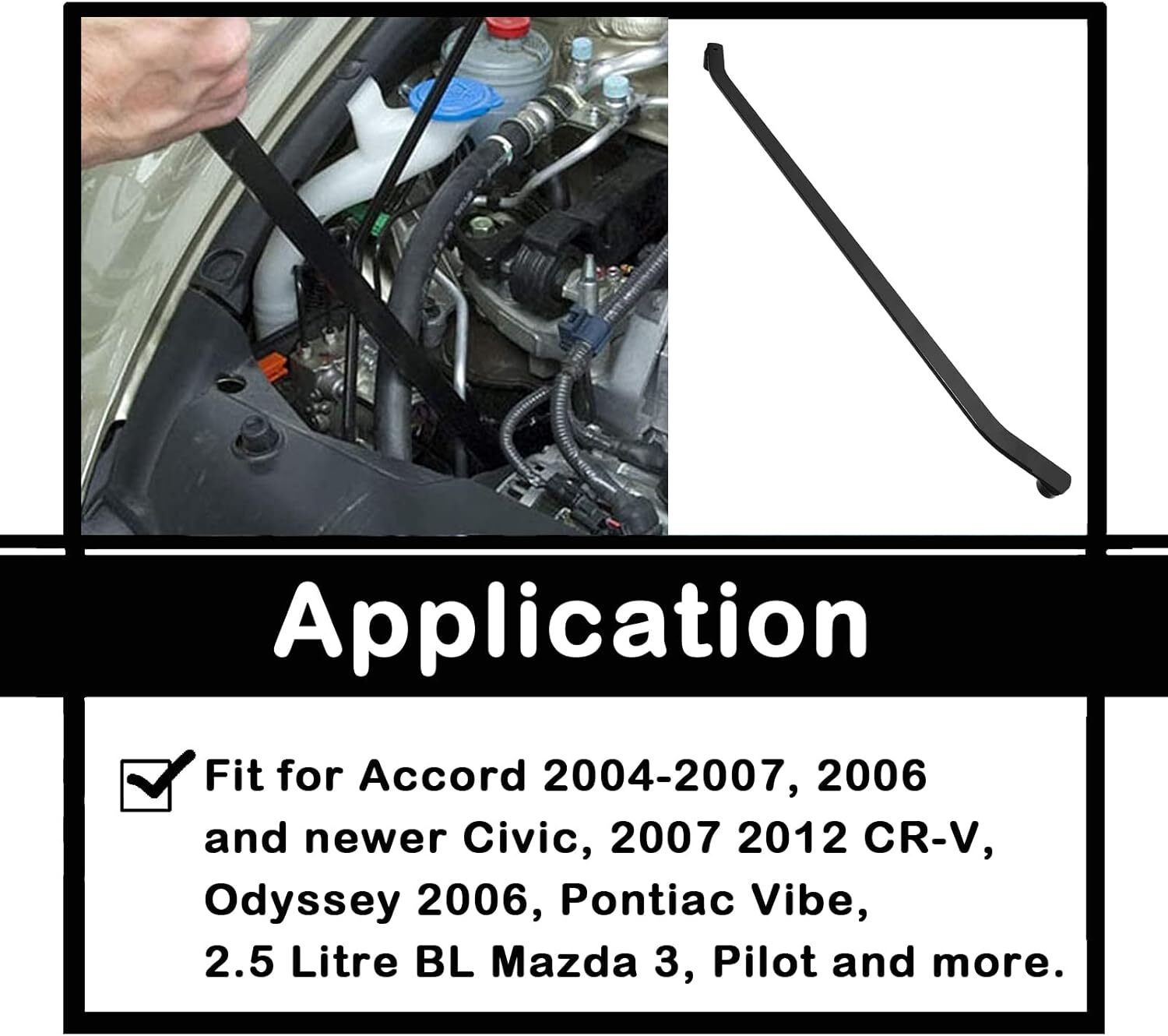 AHHON1419 Serpentine Belt Wrench Tensioner Tool for Honda Acura Accord CR-V Civi