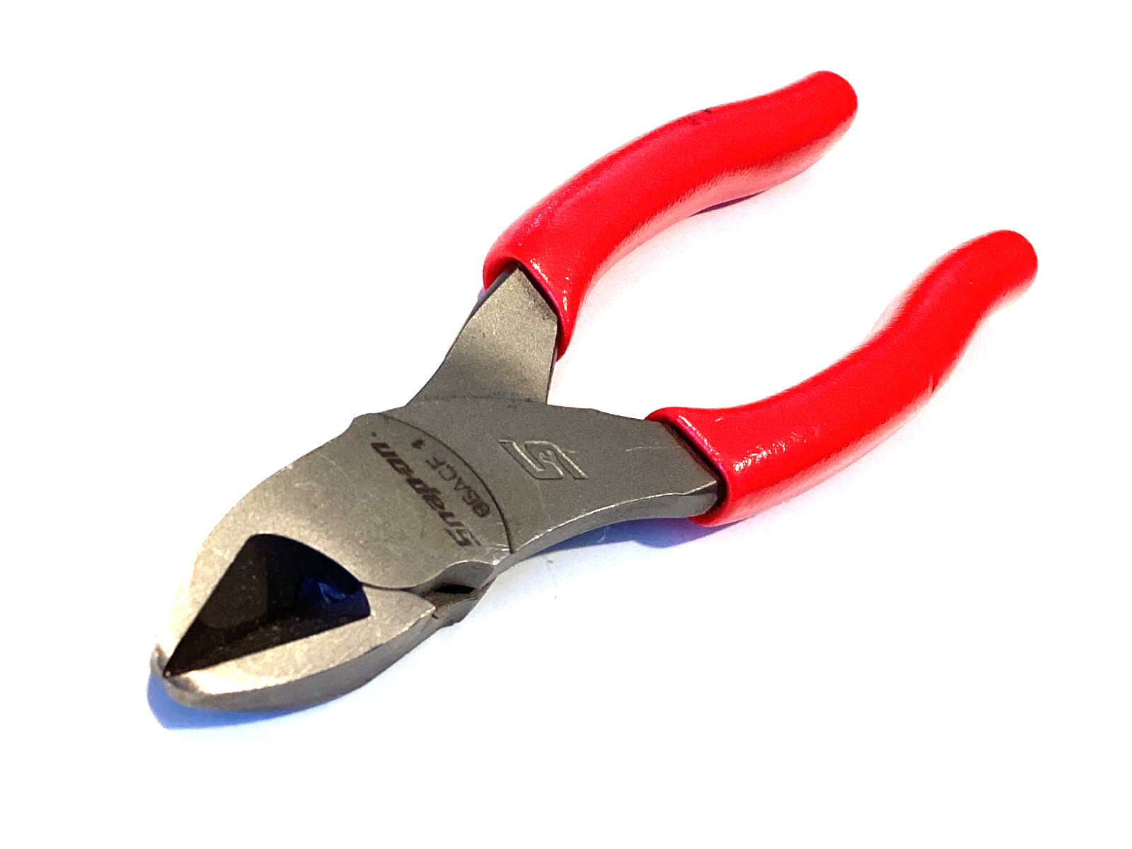 Snap on Tools USA NEW RED Soft Grip Vector Edge Diagonal Cutter Pliers 86ACF