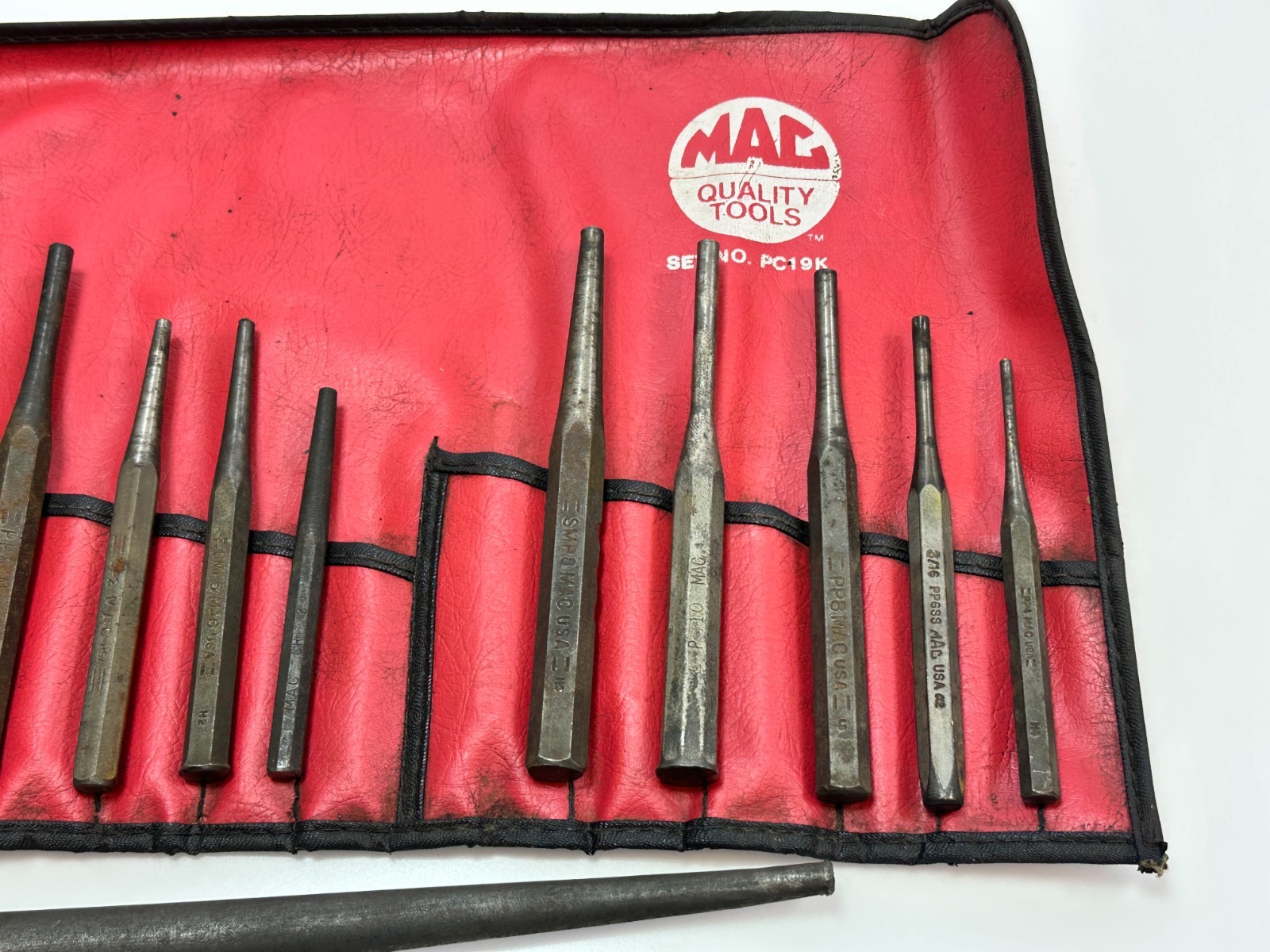 MAC Tools USA 19pc Punch Chisel Set w/ Extras