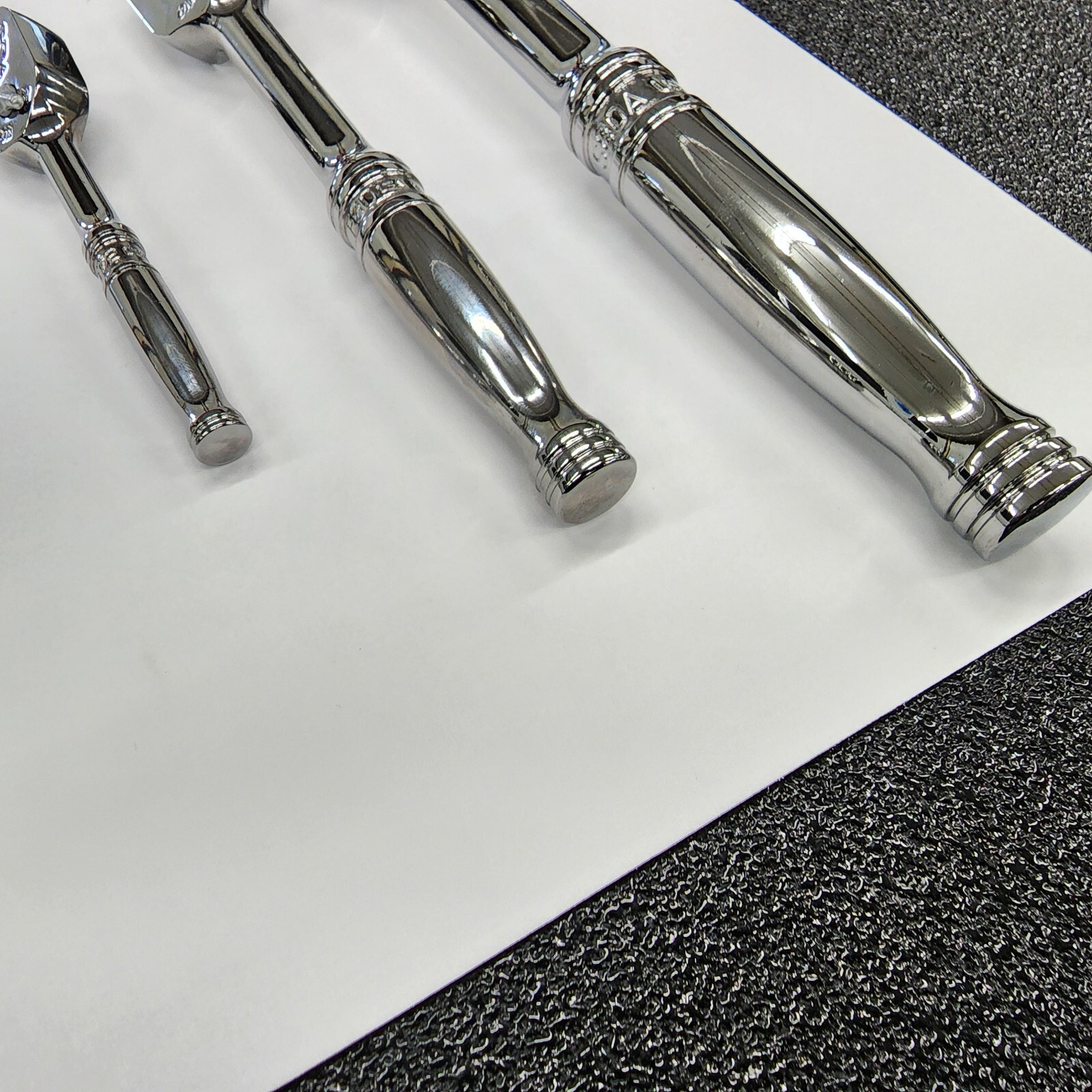 Snap-on Tools USA NEW 3pc Mixed Drive Fixed Head Ratchet Set S80A F80 T72 RAT80