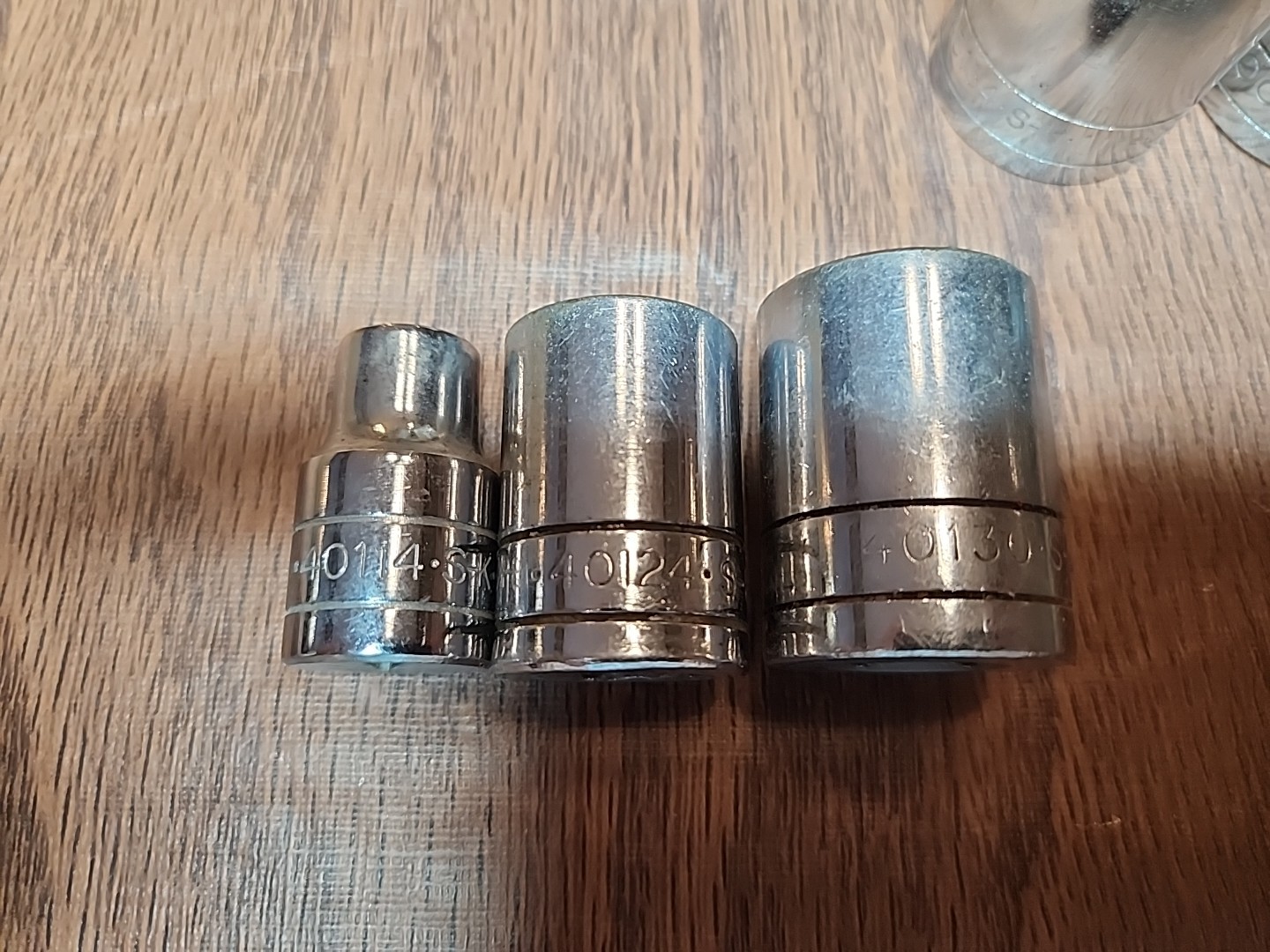 Vintage SK Tools 1/2″ Drive 8pc Socket Set 7/16″ – 1-1/4″ USA + Ratchet & Exten