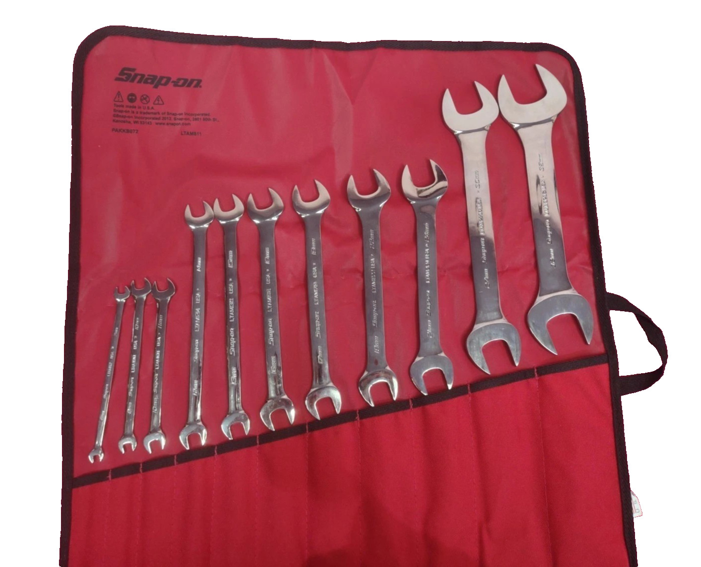NEW Snap-on™ LTAM811 6 – 36 mm Low Torque Slimline Tappet Wrench Set UNused