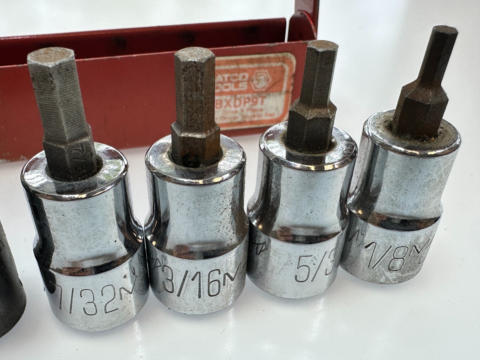 🇺🇸 Matco Tools USA 10pc SAE Hex Bit Socket Driver Set, Impact Regular Mix Lot