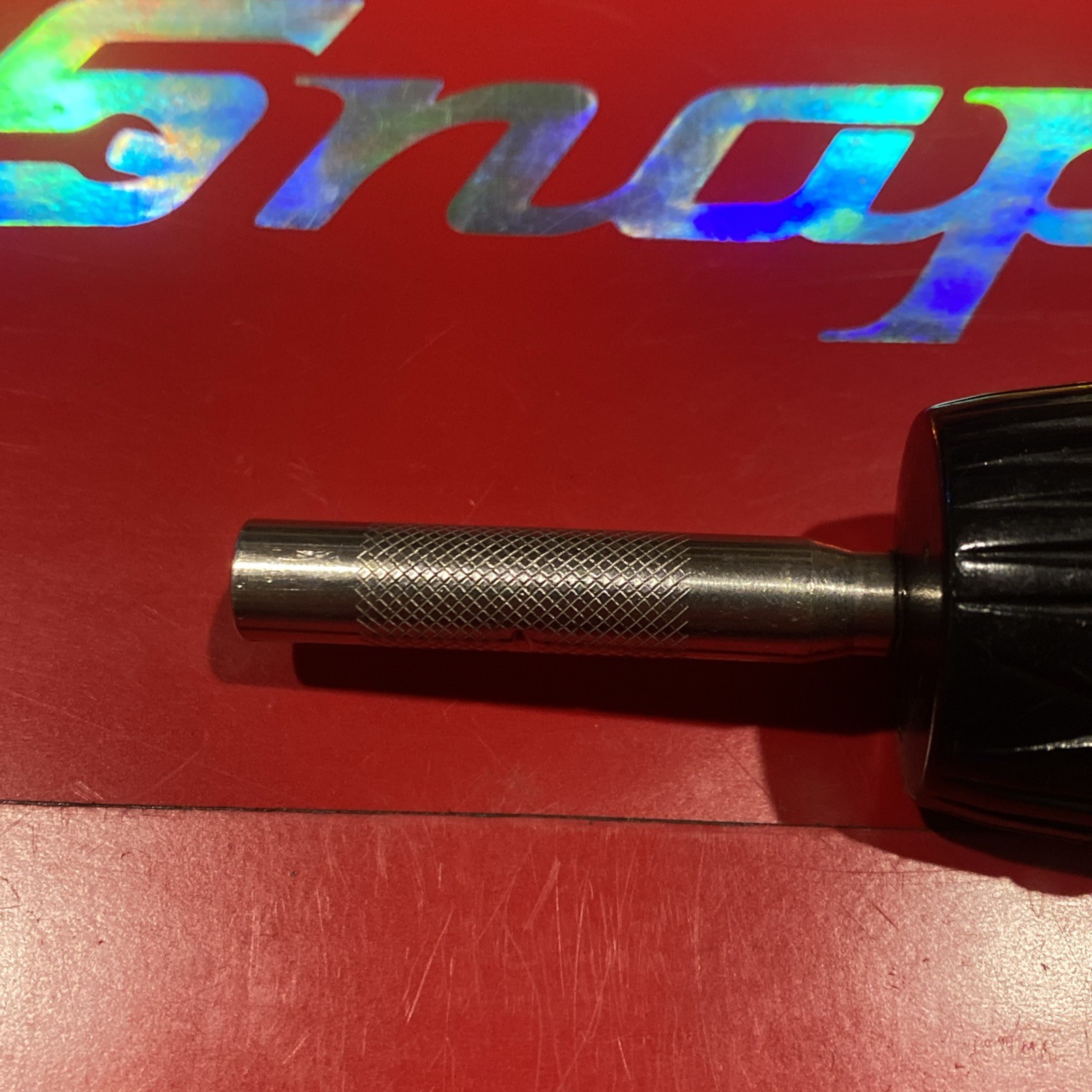 Snap On USA Ratcheting Magnetic Stubby Black Screwdriver SSDMR1