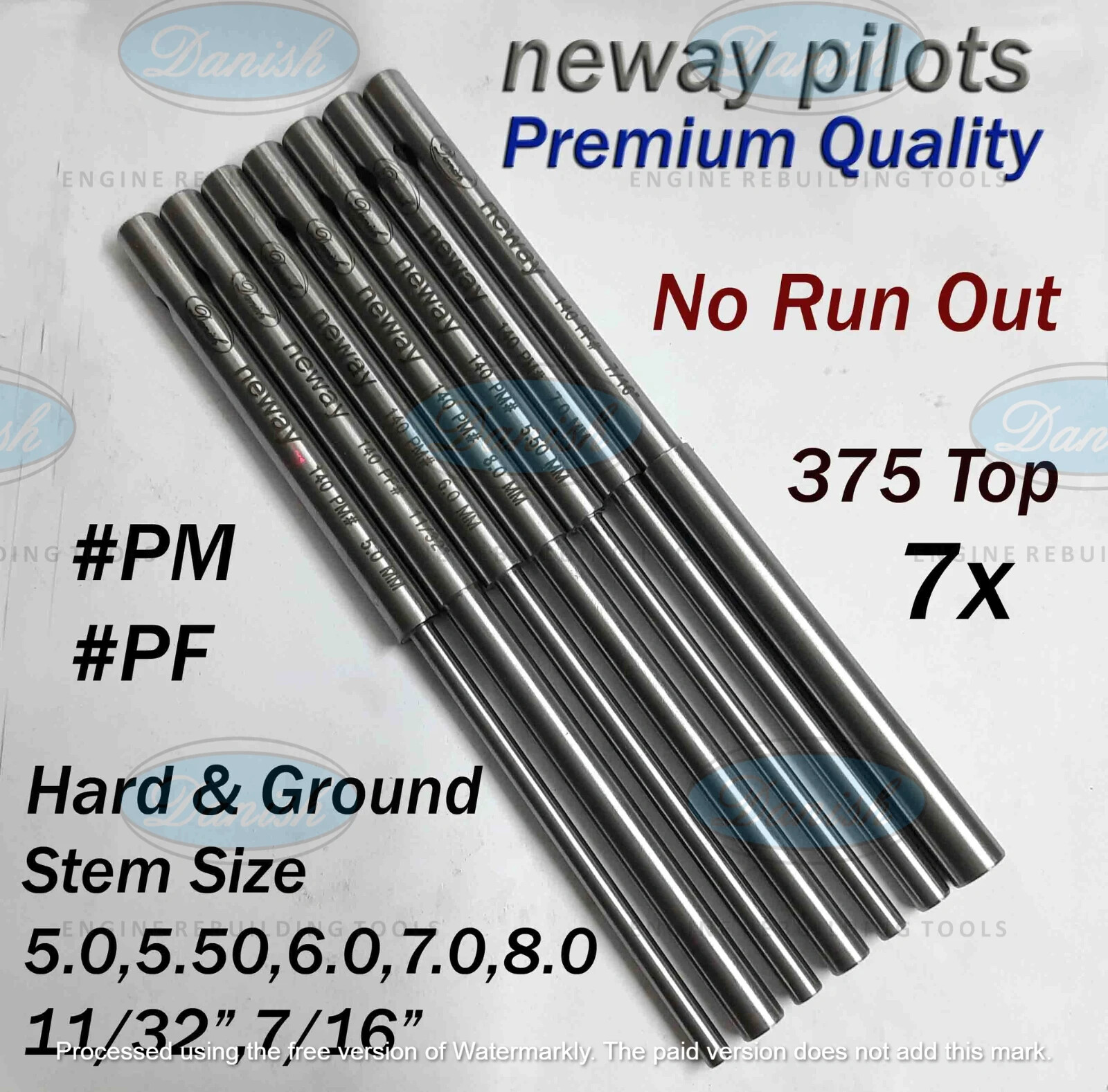 7x NEWAY PREMIUM QUALITY VALVE GUIDE PILOT STEMS MOTORCYCLES CARS ATVS