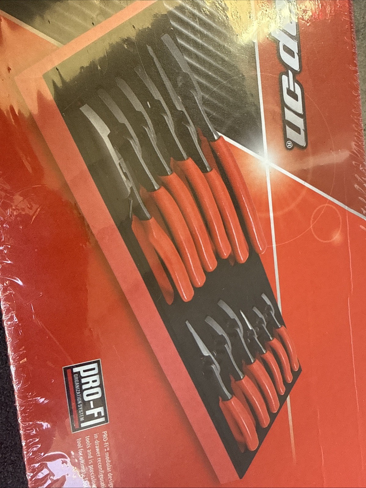 For Snap-on Tools USA NEW RED 12pc Master Slip Joint Pliers Foam Set PLSJ1200FR