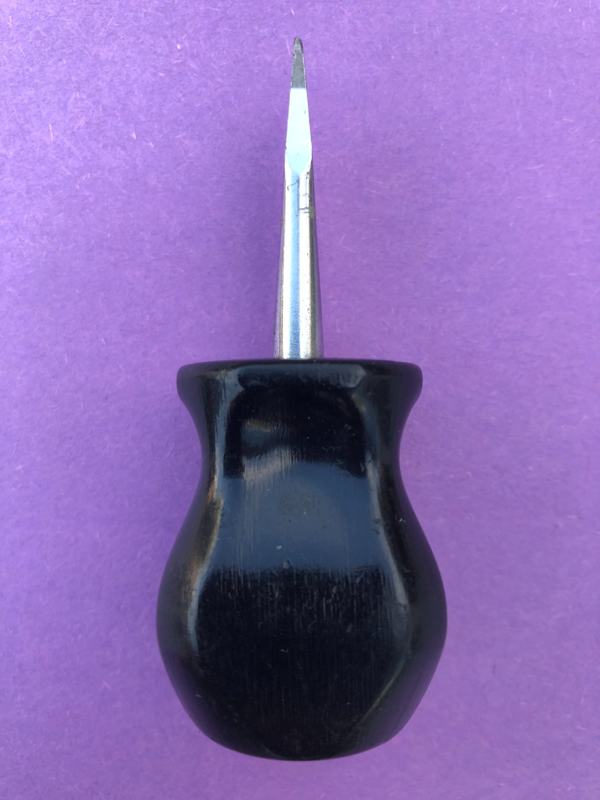 Snap-On SDD1 1/4» Flat Tip Stubby Screwdriver Hard Handle Black