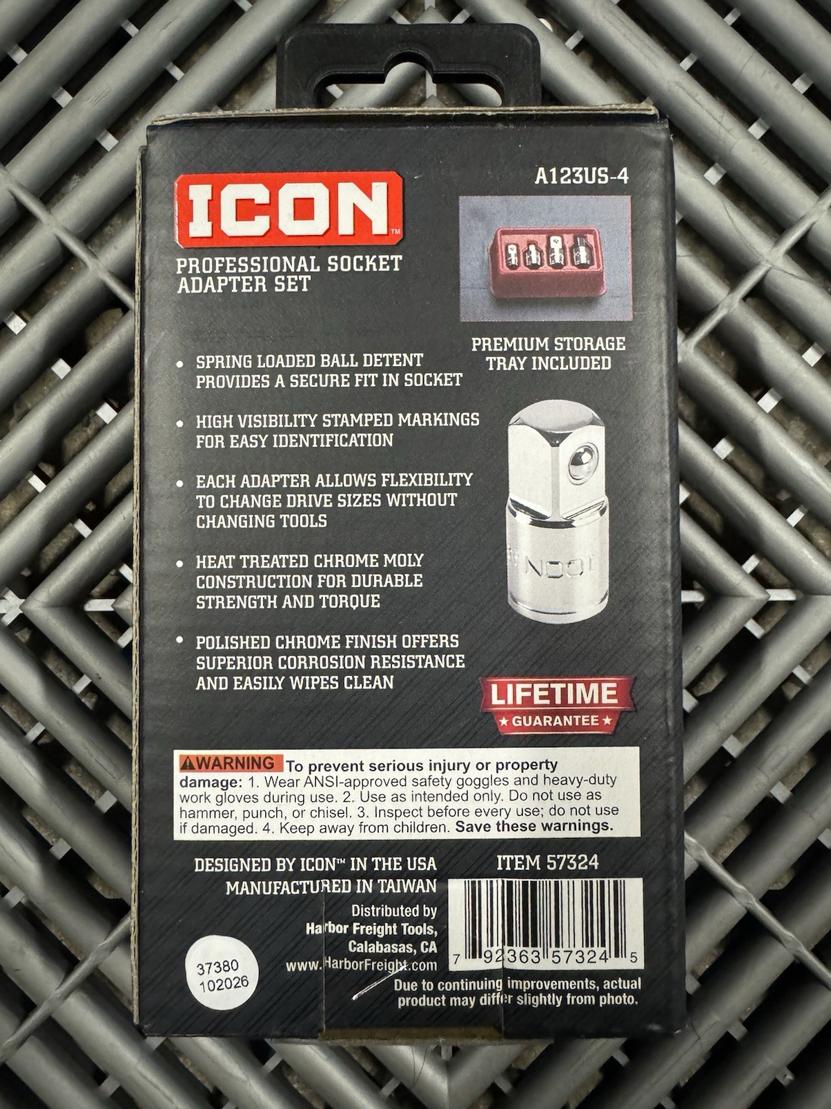 Icon Professional Socket Adaptor Kit – 4 Piece Set – SKU 57324