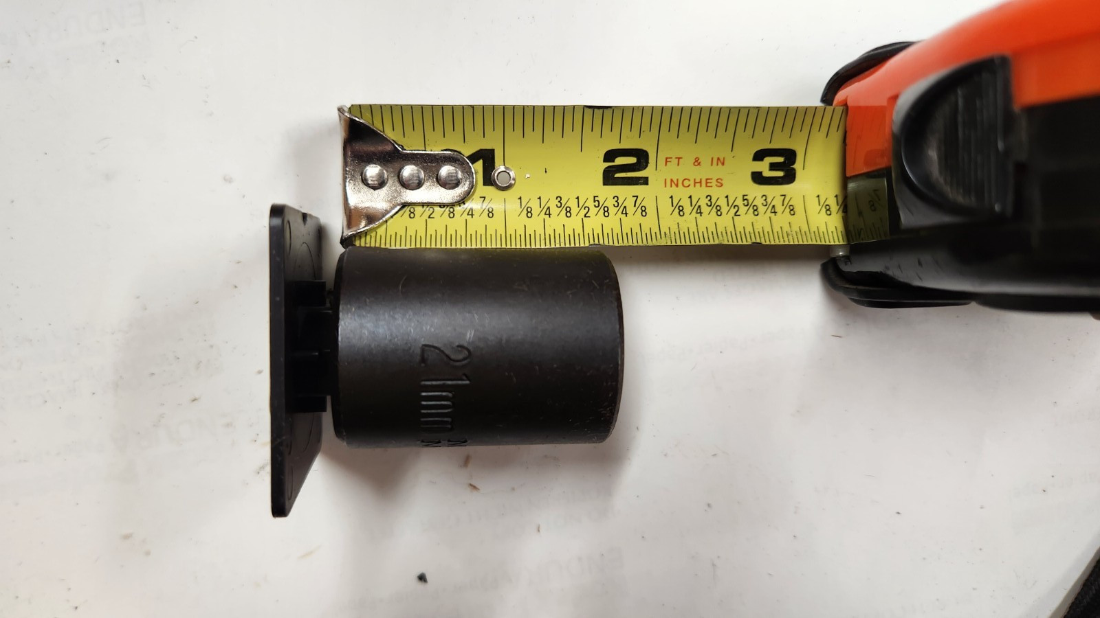 1/2″ drive x 21mm 6-point impact socket shallow standard MADE IN USA – LOT of 3