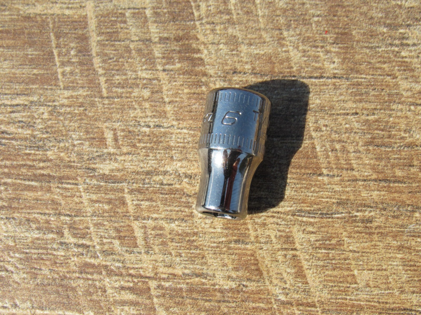 SNAP ON 6MM TMM6 1/4″ DRIVE METRIC 6 PT SHALLOW CHROME SOCKET 6 MM TMM NEW LOGO