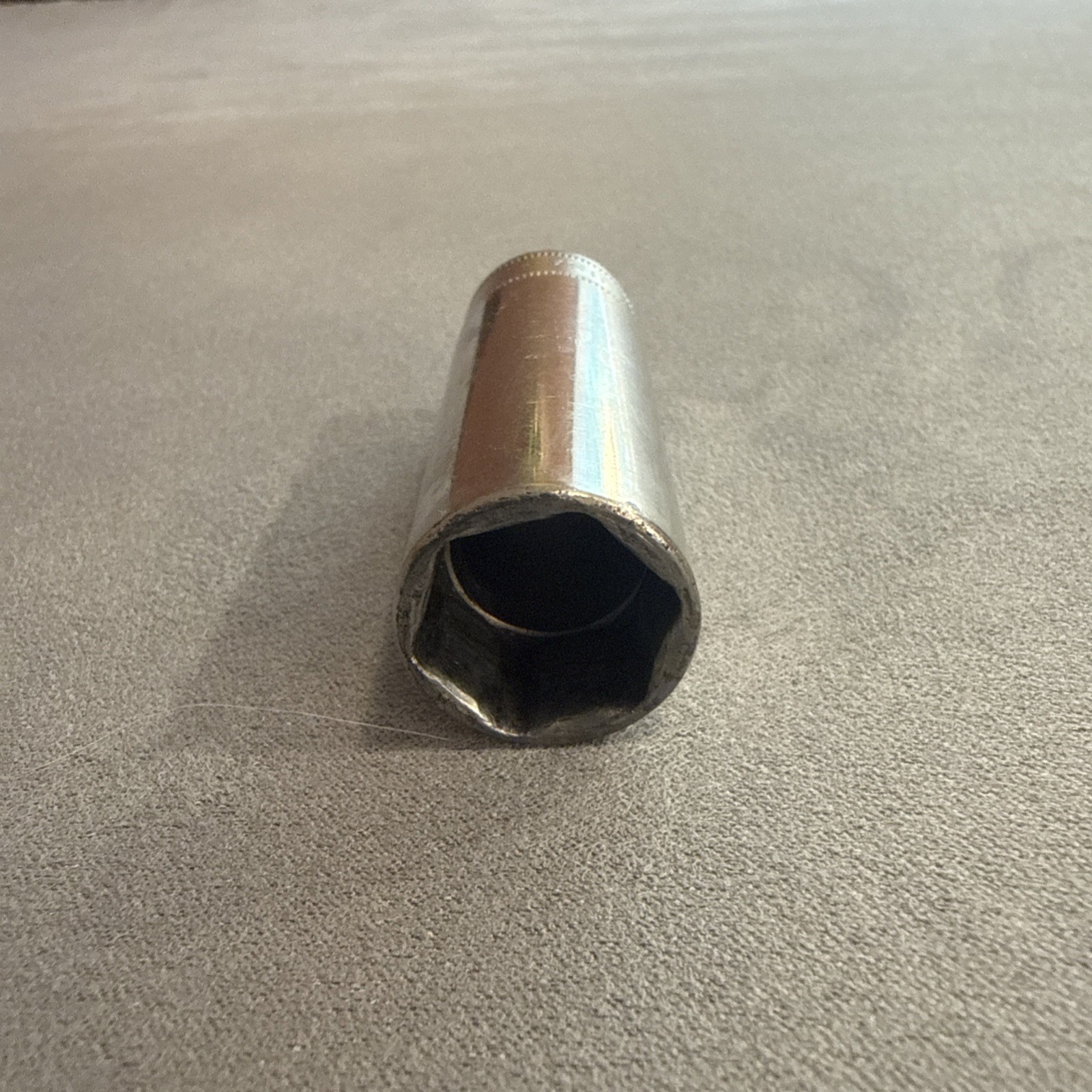 Snap-on Tools Vintage 17mm Deep Socket 3/8″ Drive 6 Point SFSM17 USA