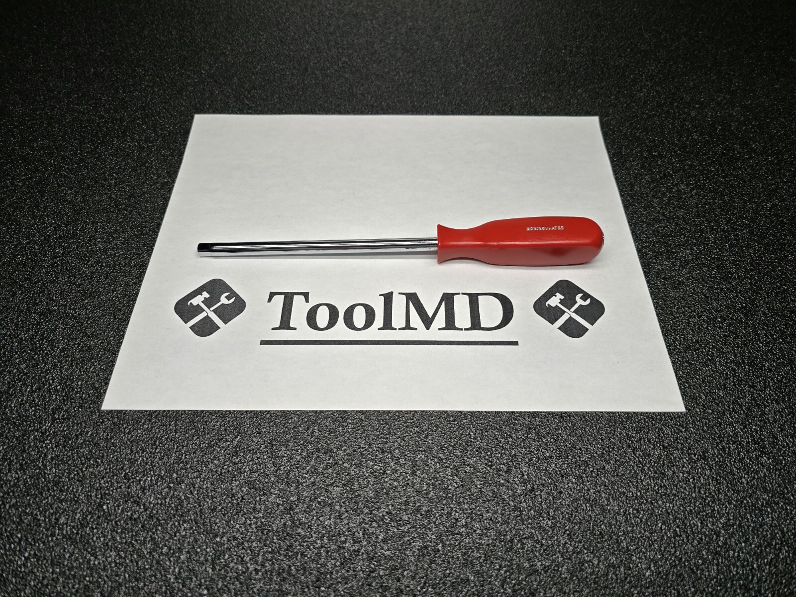 Snap-on Tools USA RARE RED 1/4″ Drive 10″ Length Standard Shank Driver TM9CSR