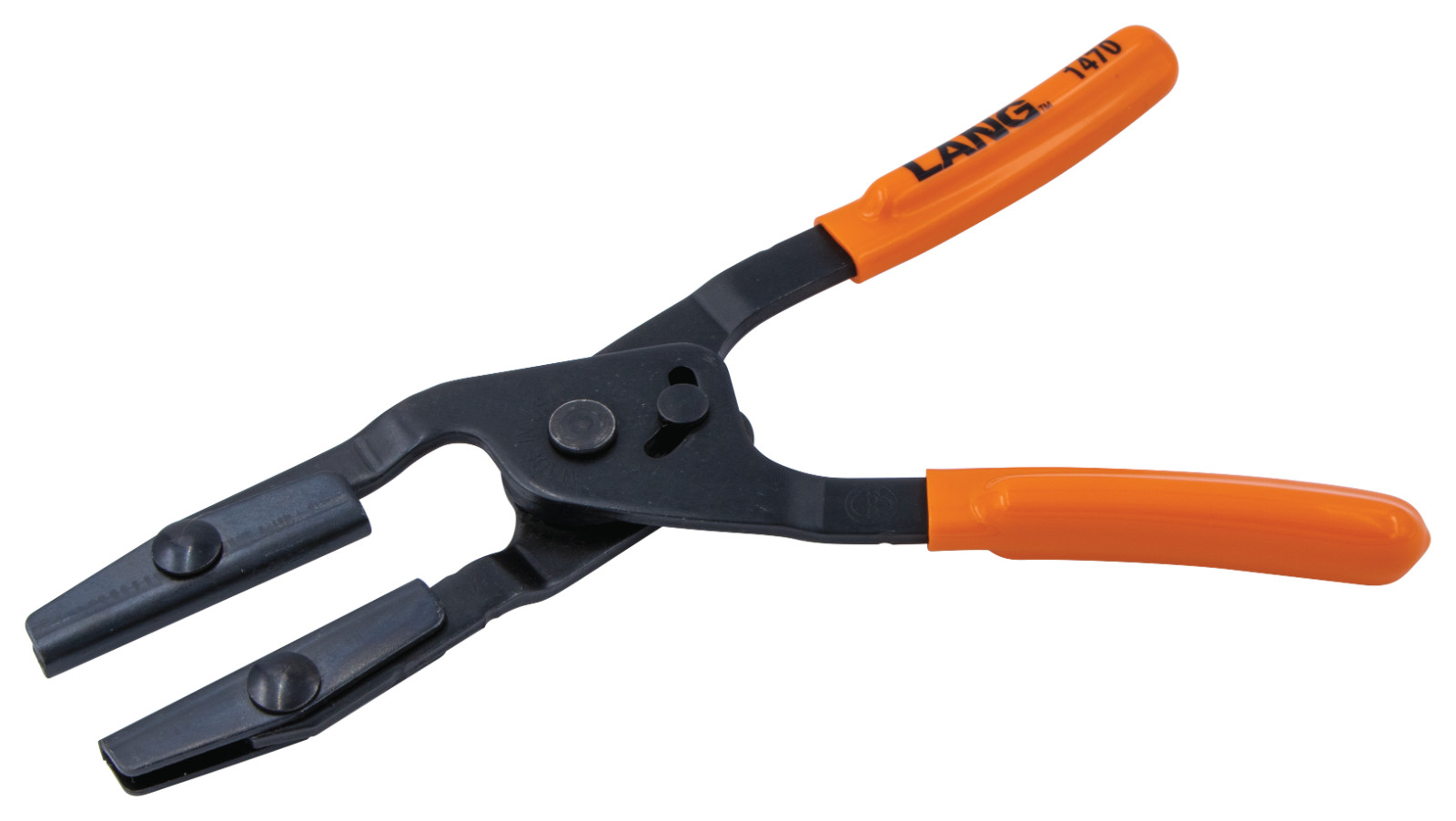 Lang 1470 10″ Hose Pinch Pliers Offset Self Locking Medium Size Made in USA