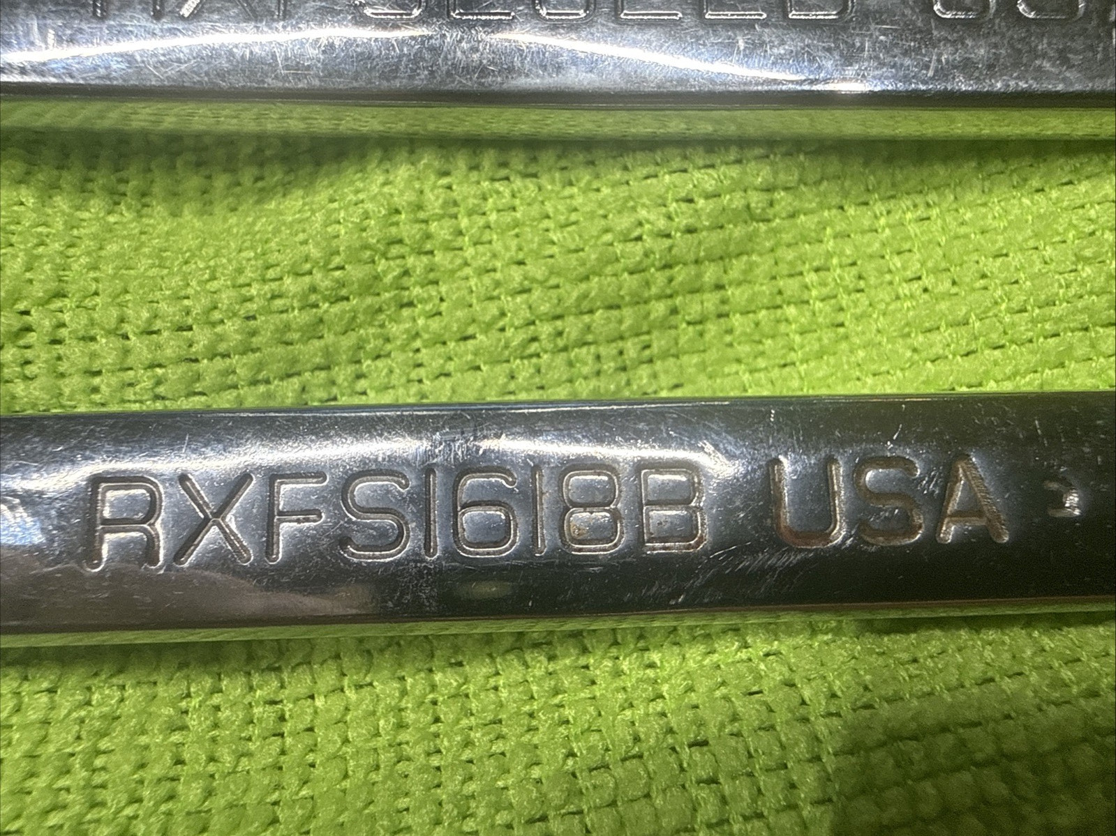 Snap On 5/8 X 11/16 &1/2 x 9/16 6Pt Flank Double End Flare Nut Wrench USA set 2