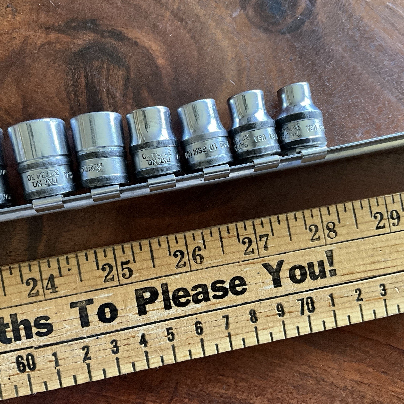 Snap-On Tools 15 pc 3/8″ Metric 22-8 mm FSM Shallow Sockets Set USA