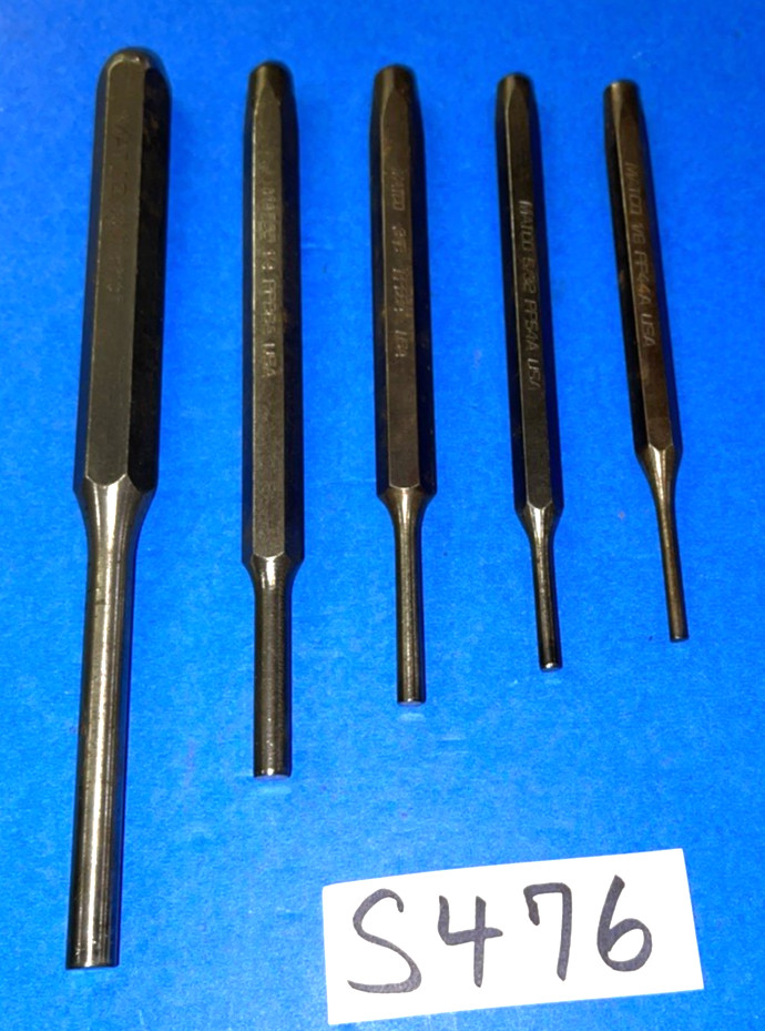 MATCO TOOLS 5 PIECE PUNCHES 1/8 – 5/16 SHIPPING INCLUDED IN THE US