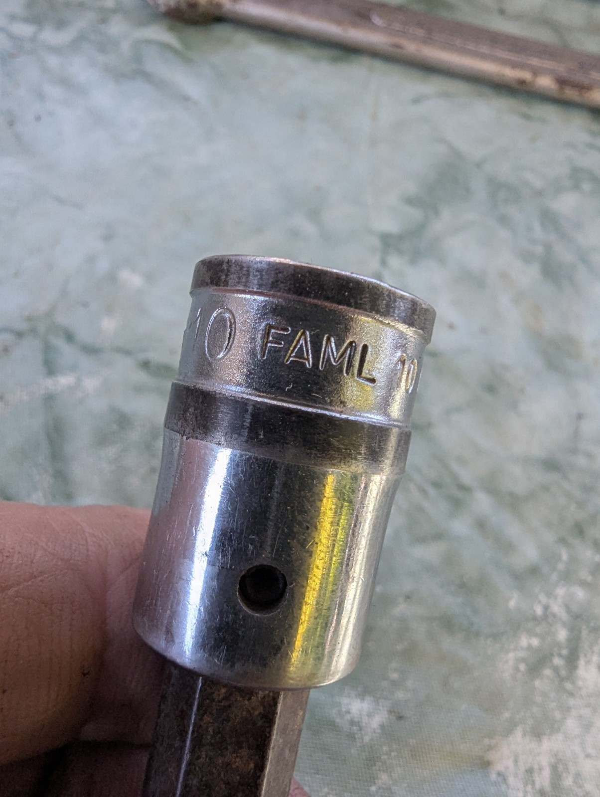 Snap‑On FAML10 10mm Extra‑Long Hex Bit 3/8″ Drive USA FAML 10