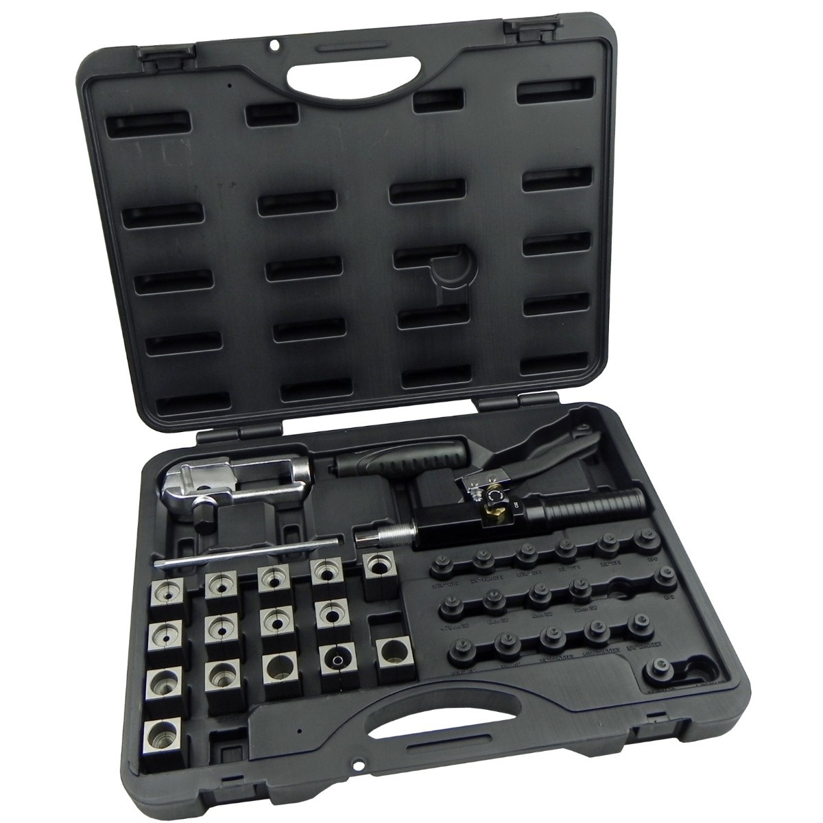 Universal Hydraulic Flaring Tool Kit Set Double Bubble Push Connect Hose Flare
