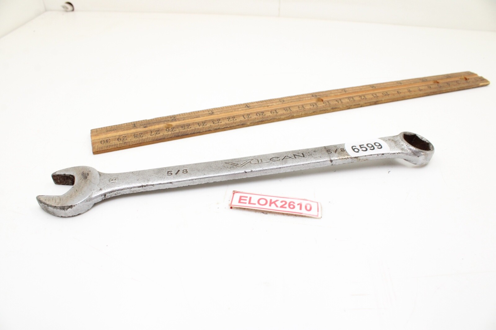 Vulcan XOE-620 5/8” 6 Point 8.5″ SAE Chrome Combination Wrench USA